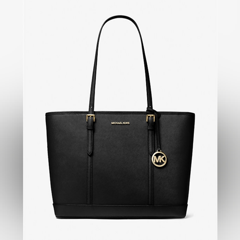 Michael Kors Black Jet Set Tote Bag - Picture 2 of 4